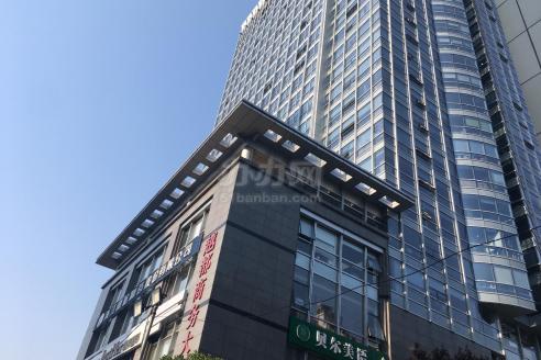 越都商务大厦 中装简单隔断 对面晶晖商务大厦 地铁